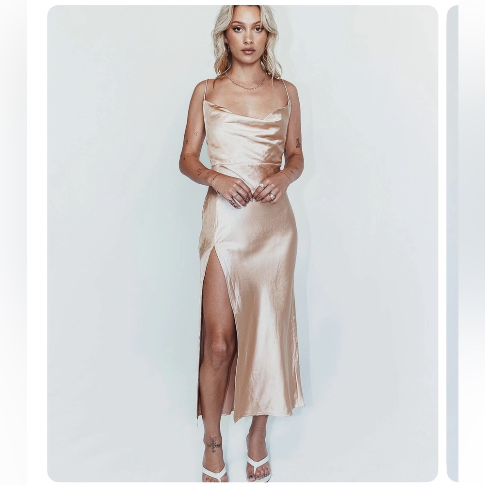 Princess Polly Walk the Line Midi Dress